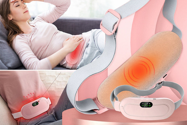 Electric Period Cramp Massager & Heating Belt β Menstrual Pain Relief for Women