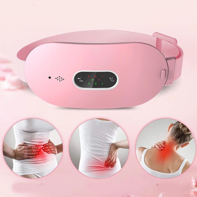 Electric Period Cramp Massager & Heating Belt β Menstrual Pain Relief for Women