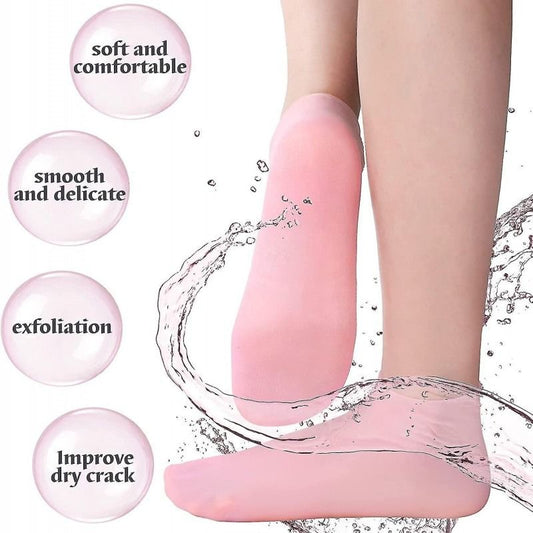 Silicone Moisturizing Gel Socks