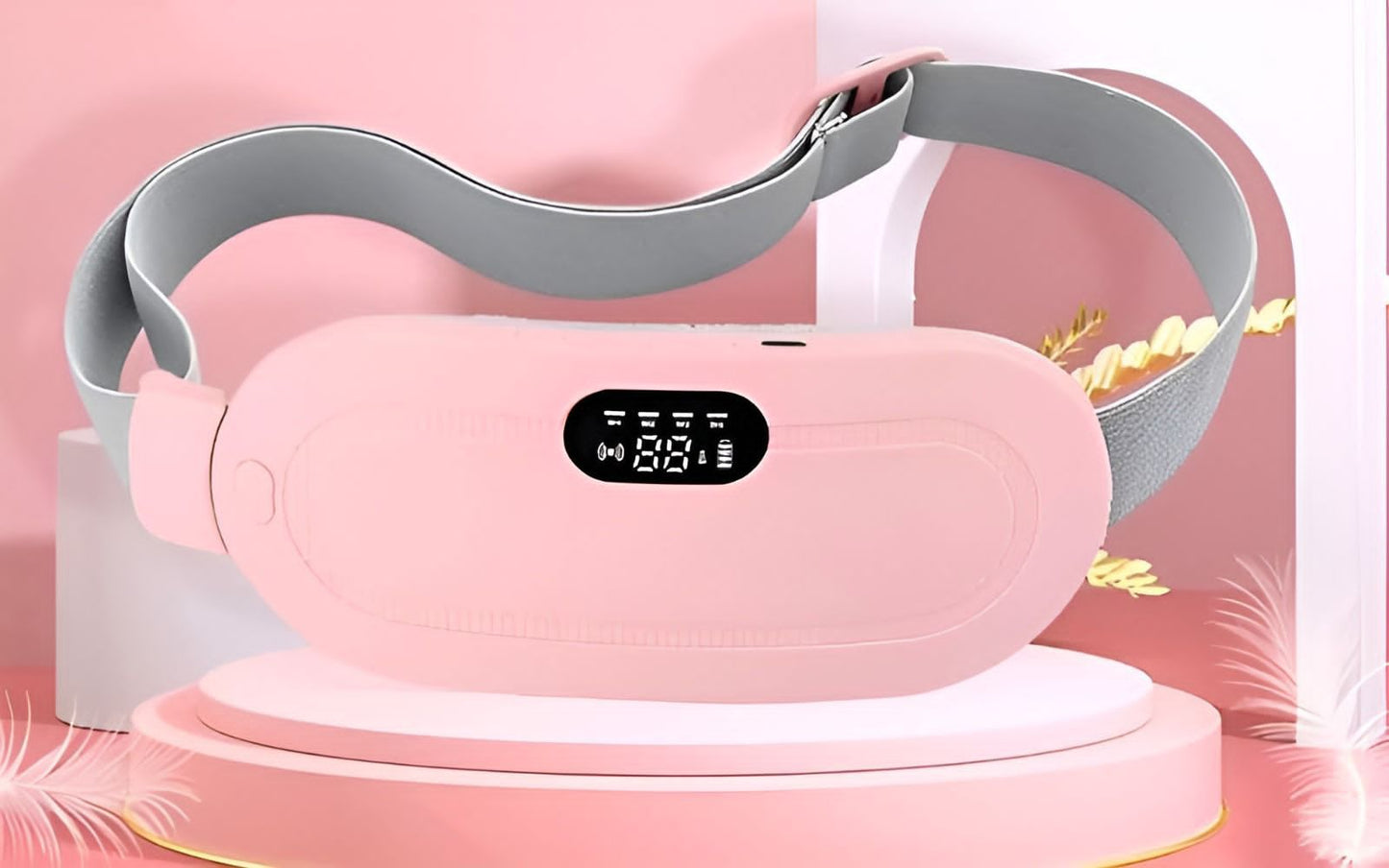 Electric Period Cramp Massager & Heating Belt β Menstrual Pain Relief for Women