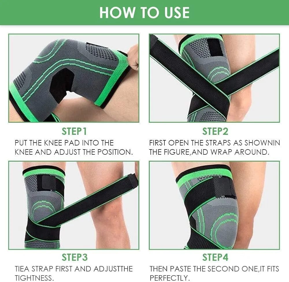 PressureFit™ 3D Knee Support – Adjustable Compression for Men & Women