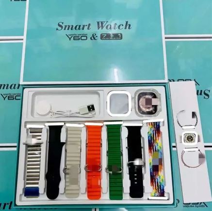 Y60 Smartwatch with 7 Colorful Straps