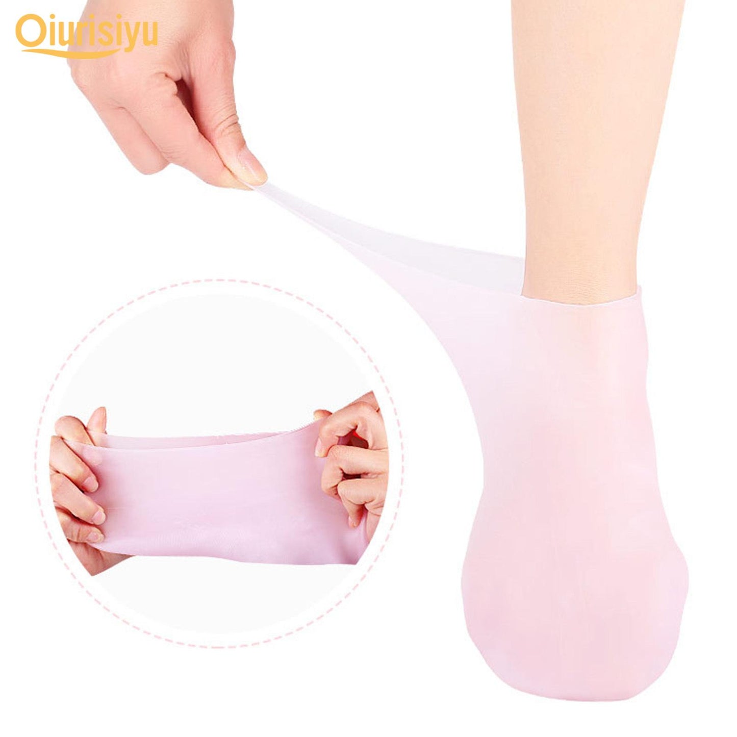 Silicone Moisturizing Gel Socks