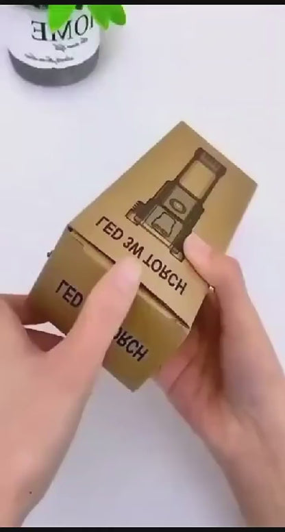 Portable LED Flashlight | Car Safety & Emergency Hammer Tool